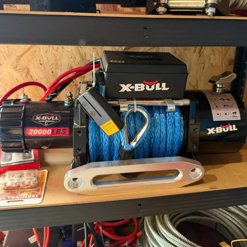 X-bull ჯალამბარი 20000 lbs -24volt დეიმონის კევლარით